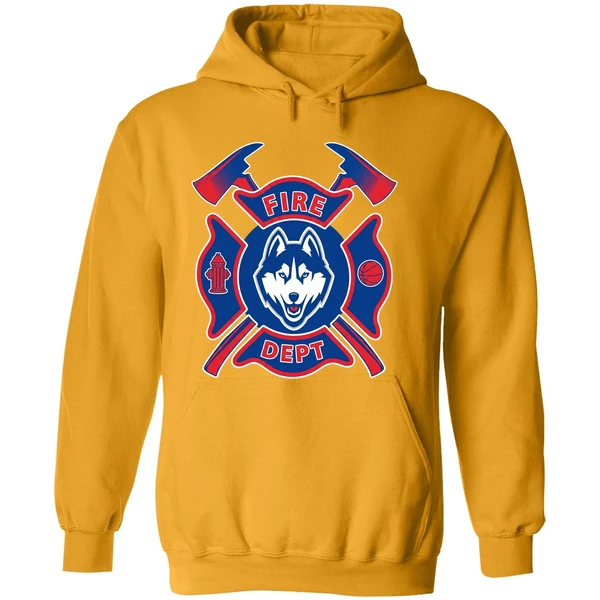 Fire Dept Uconn Huskies Hoodie