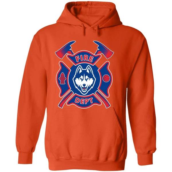 Fire Dept Uconn Huskies Hoodie - Image 6