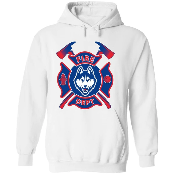Fire Dept Uconn Huskies Hoodie - Image 8