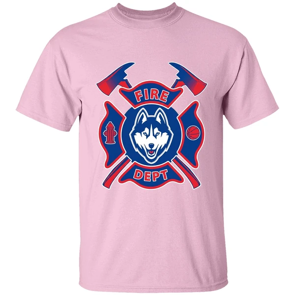 Fire Dept Uconn Huskies Shirt - Image 2