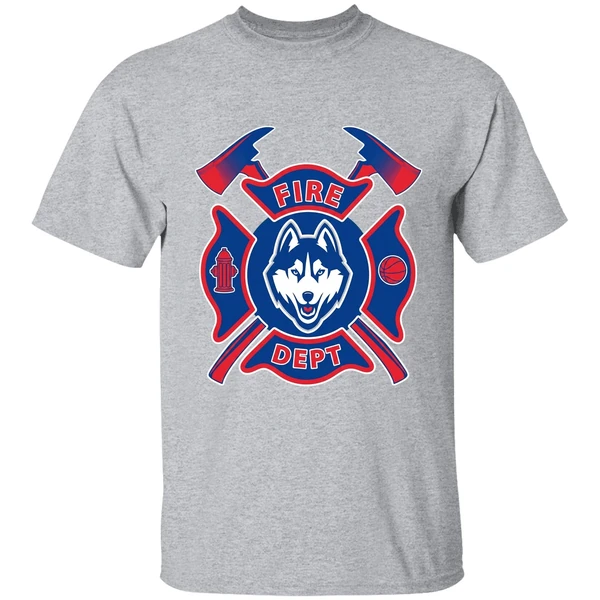 Fire Dept Uconn Huskies Shirt - Image 6