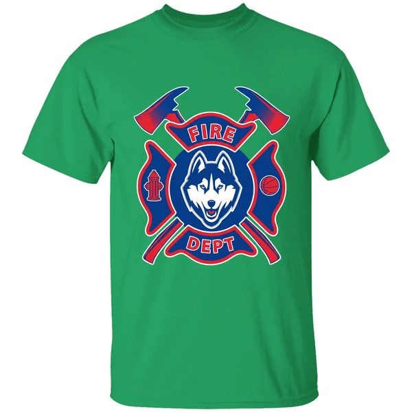 Fire Dept Uconn Huskies Shirt - Image 8
