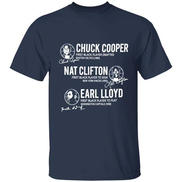 first black player 75th anniversary pioneers black shirt navy