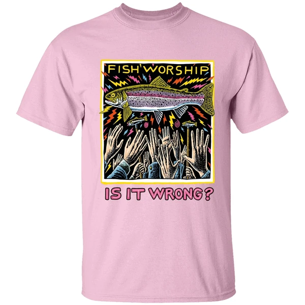 Fish Worship Is It Wrong Shirt - Image 2