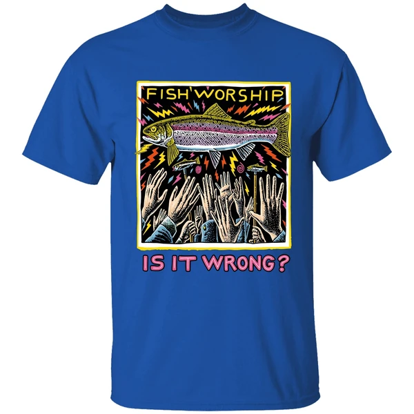 Fish Worship Is It Wrong Shirt - Image 5