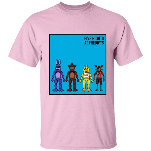 five nights at freddy weezer fnaf video shirt lightpink