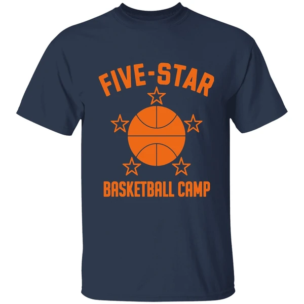 five star basketball camp shirt navy