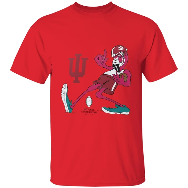 flamingo indiana hoosiers football national championship 2026 shirt red