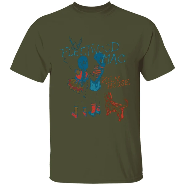 fleetwood mac kiln house shirt militarygreen