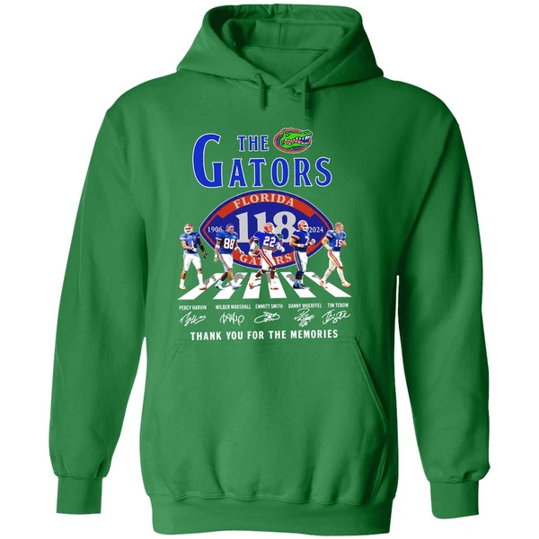 Florida Gators 118 Years Of The Gators 1906 2024 Thank You For The Memories Hoodie - Image 2