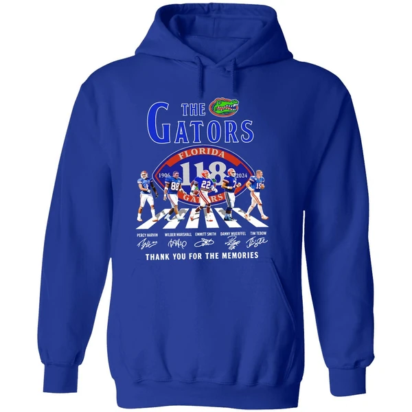 Florida Gators 118 Years Of The Gators 1906 2024 Thank You For The Memories Hoodie - Image 7