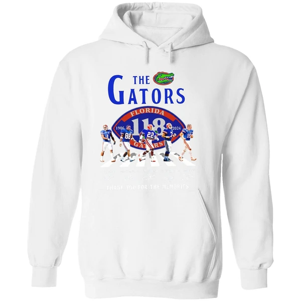 Florida Gators 118 Years Of The Gators 1906 2024 Thank You For The Memories Hoodie - Image 8