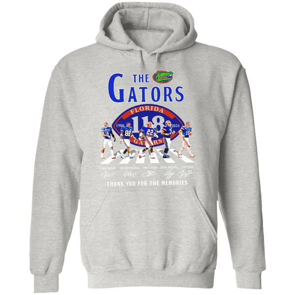Florida Gators 118 Years Of The Gators 1906 2024 Thank You For The Memories Hoodie - Image 9