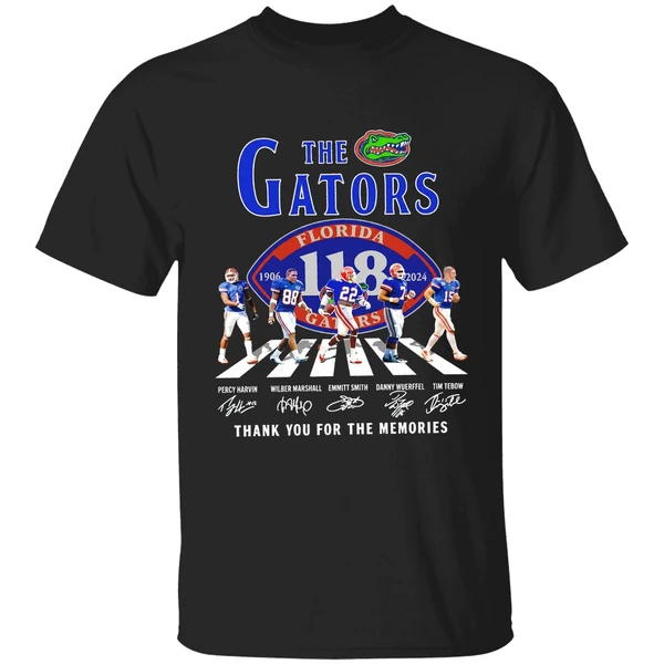 Florida Gators 118 Years Of The Gators 1906 2024 Thank You For The Memories Shirt