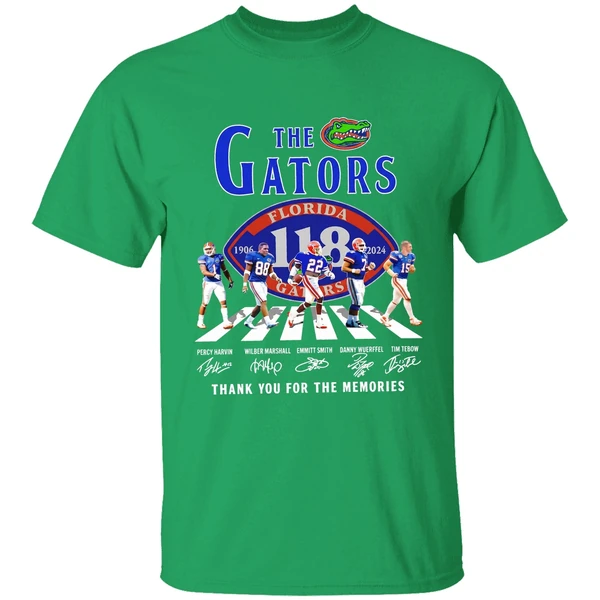 Florida Gators 118 Years Of The Gators 1906 2024 Thank You For The Memories Shirt - Image 2