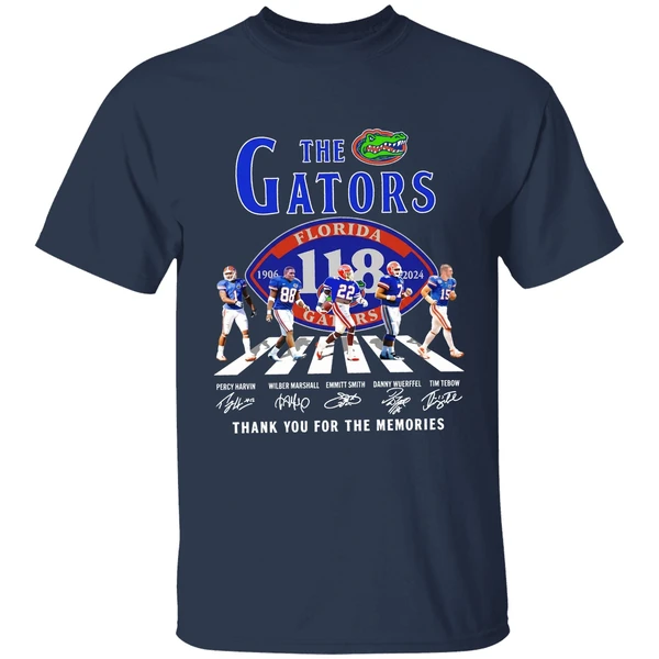 Florida Gators 118 Years Of The Gators 1906 2024 Thank You For The Memories Shirt - Image 5