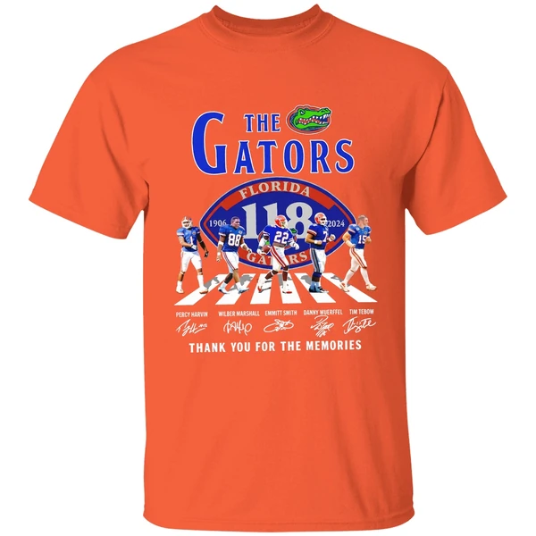 Florida Gators 118 Years Of The Gators 1906 2024 Thank You For The Memories Shirt - Image 6