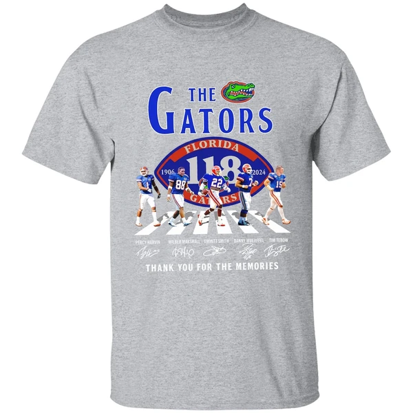 Florida Gators 118 Years Of The Gators 1906 2024 Thank You For The Memories Shirt - Image 9