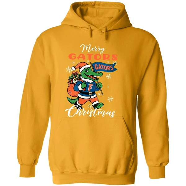 Florida Gators 2025 Merry Christmas Mascot Hoodie