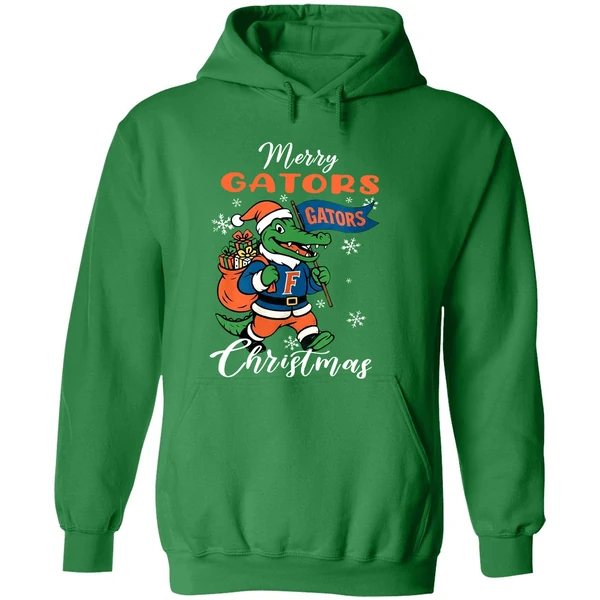 Florida Gators 2025 Merry Christmas Mascot Hoodie - Image 2