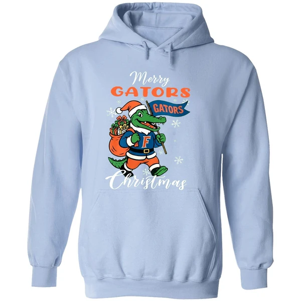 Florida Gators 2025 Merry Christmas Mascot Hoodie - Image 4
