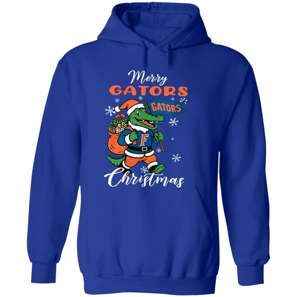 Florida Gators 2025 Merry Christmas Mascot Hoodie - Image 7