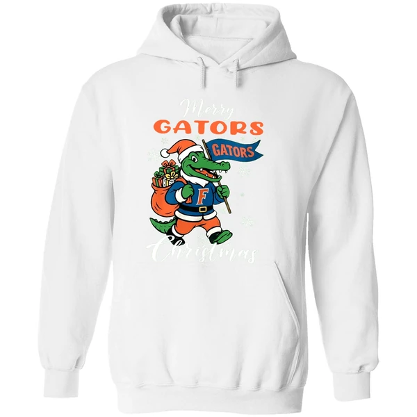 Florida Gators 2025 Merry Christmas Mascot Hoodie - Image 8