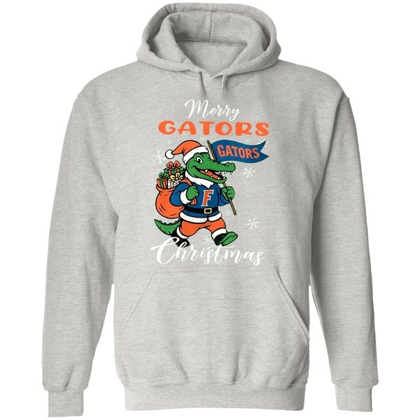 Florida Gators 2025 Merry Christmas Mascot Hoodie - Image 9