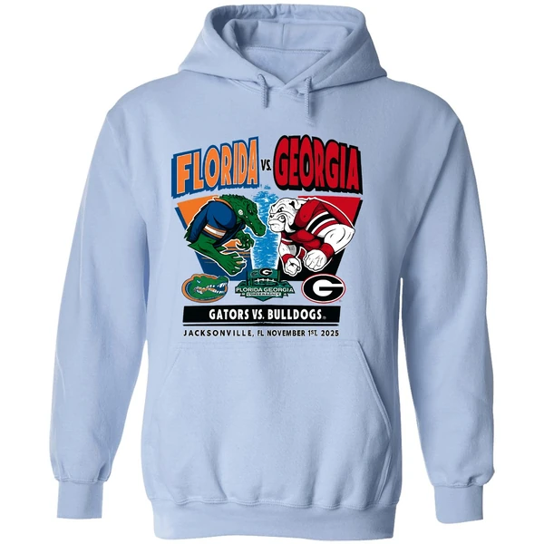Florida Gators Vs Georgia Bulldogs 2025 Mascots Hoodie - Image 4