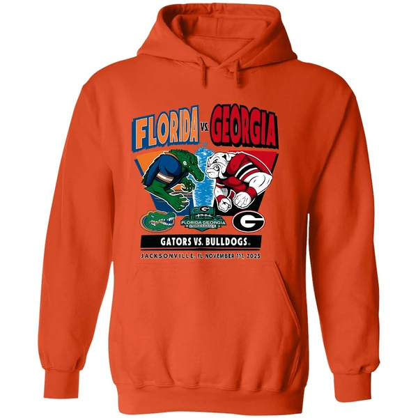 Florida Gators Vs Georgia Bulldogs 2025 Mascots Hoodie - Image 6