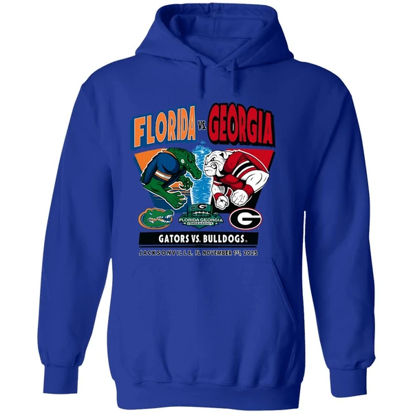 Florida Gators Vs Georgia Bulldogs 2025 Mascots Hoodie - Image 7