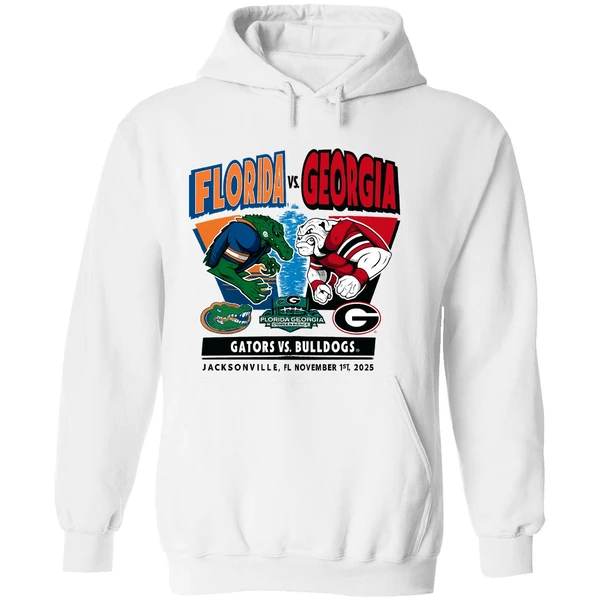 Florida Gators Vs Georgia Bulldogs 2025 Mascots Hoodie - Image 8