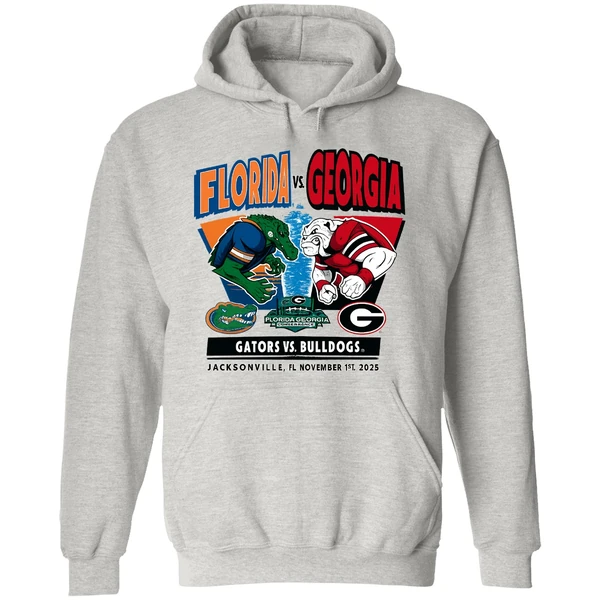 Florida Gators Vs Georgia Bulldogs 2025 Mascots Hoodie - Image 9