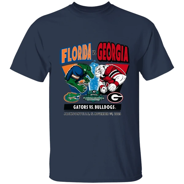 Florida Gators Vs Georgia Bulldogs 2025 Mascots Shirt - Image 4