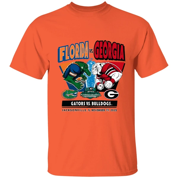 Florida Gators Vs Georgia Bulldogs 2025 Mascots Shirt - Image 5