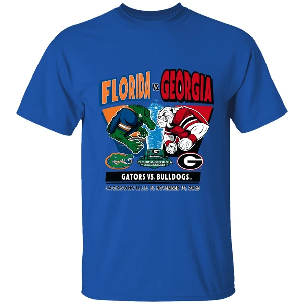 Florida Gators Vs Georgia Bulldogs 2025 Mascots Shirt - Image 7
