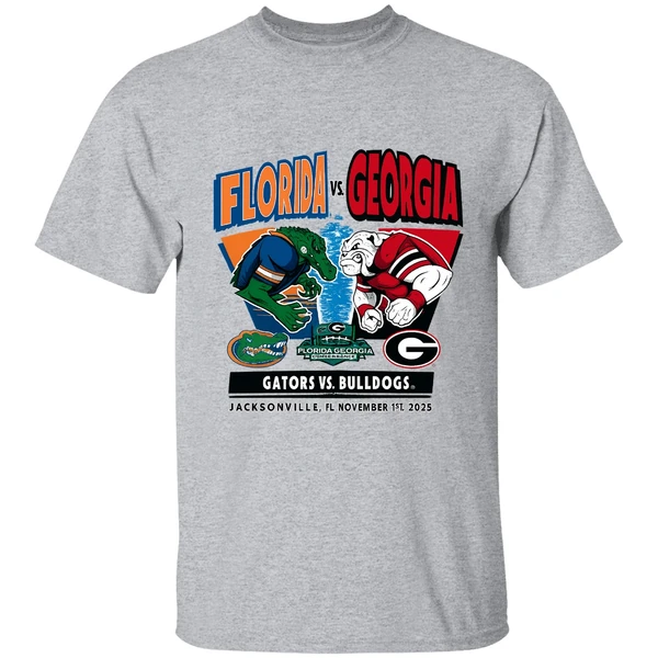 Florida Gators Vs Georgia Bulldogs 2025 Mascots Shirt