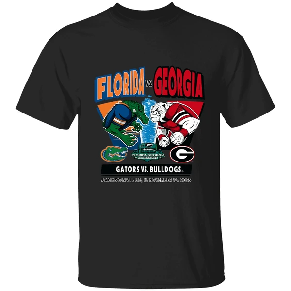 Florida Gators Vs Georgia Bulldogs 2025 Mascots Shirt - Image 8