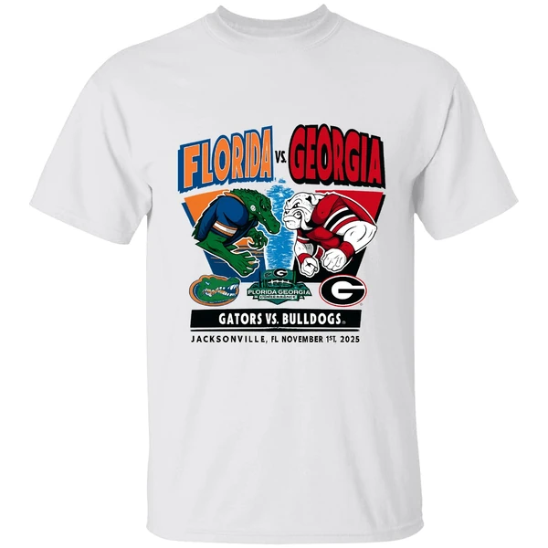 Florida Gators Vs Georgia Bulldogs 2025 Mascots Shirt - Image 9