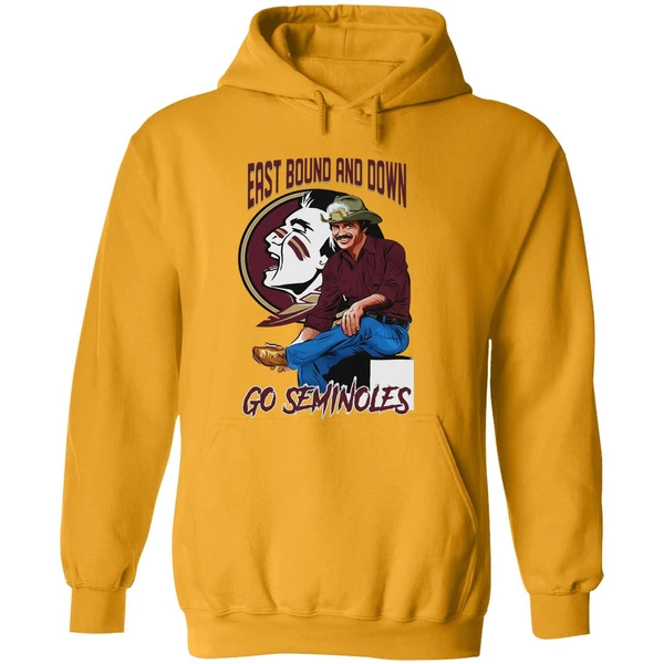 Florida State Seminoles X Burt Reynolds East Bound And Down Go Seminoles Signature Hoodie