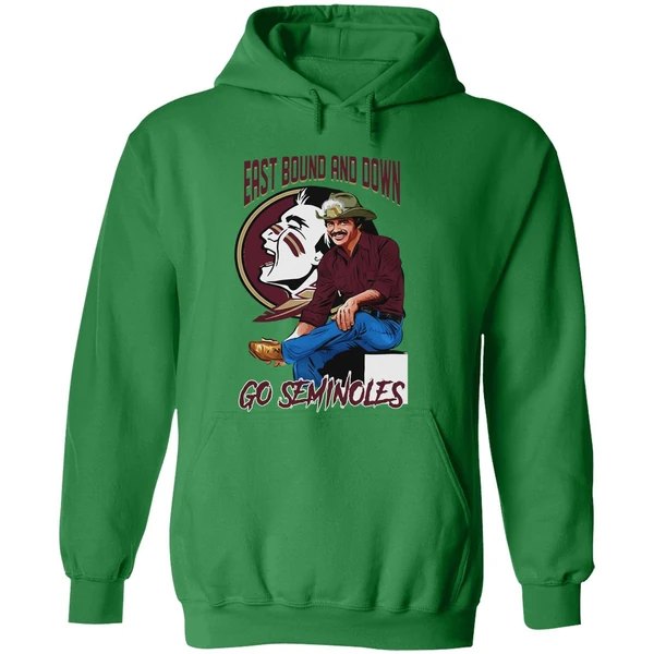 Florida State Seminoles X Burt Reynolds East Bound And Down Go Seminoles Signature Hoodie - Image 2