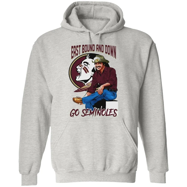 Florida State Seminoles X Burt Reynolds East Bound And Down Go Seminoles Signature Hoodie - Image 9