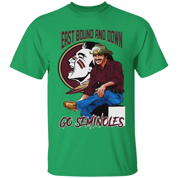 Florida State Seminoles X Burt Reynolds East Bound And Down Go Seminoles Signature Shirt - Image 2