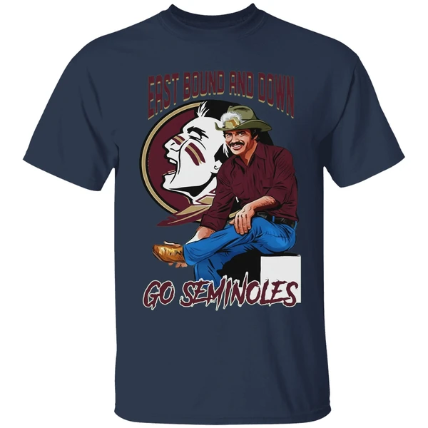 Florida State Seminoles X Burt Reynolds East Bound And Down Go Seminoles Signature Shirt - Image 5
