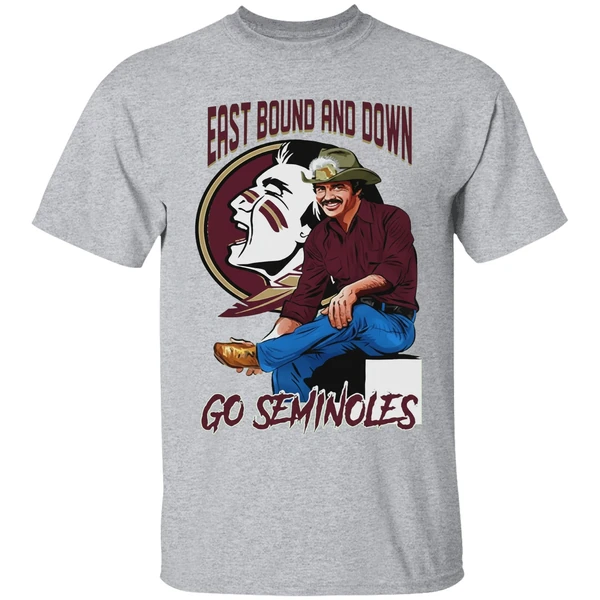 Florida State Seminoles X Burt Reynolds East Bound And Down Go Seminoles Signature Shirt - Image 9