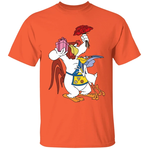 Foghorn Leghorn Miss Prissy Valentine Vintage Looney Tunes Shirt - Image 3