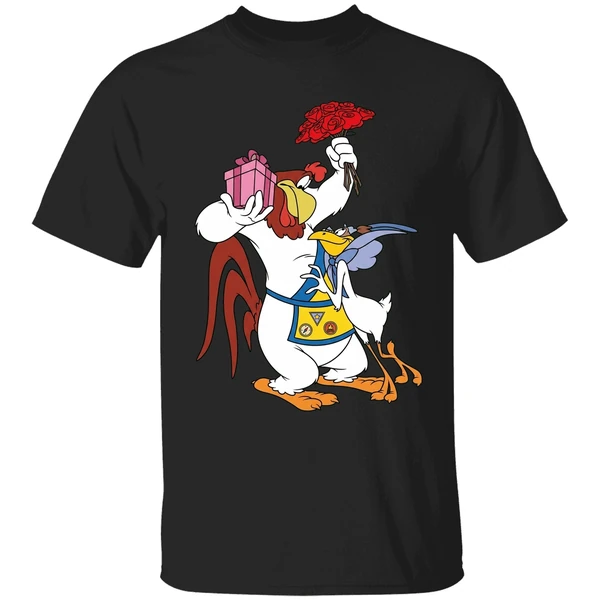 Foghorn Leghorn Miss Prissy Valentine Vintage Looney Tunes Shirt - Image 7