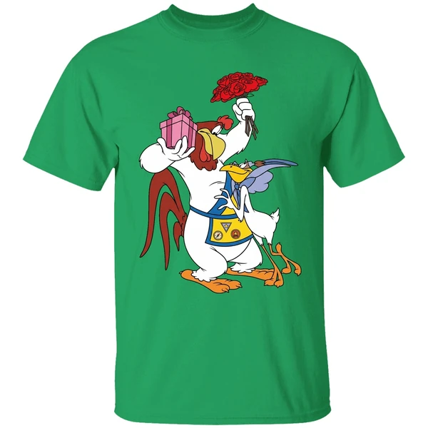 Foghorn Leghorn Miss Prissy Valentine Vintage Looney Tunes Shirt - Image 8