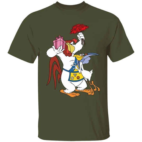Foghorn Leghorn Miss Prissy Valentine Vintage Looney Tunes Shirt - Image 9