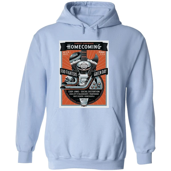 Foo Fighters And Green Day Lead Harley Hoodie - Image 4